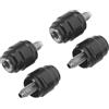 Abaodam 4 Set Inserto Olio Freno Bici Oliva Freno Bici Inserto Ago Idraulico Lega di Alluminio Nero Tenuta Olio e Antipolvere