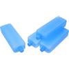 OFFIGAM Ice Boxes 4 Pezzi in Pe, Blocchi Gelo Riutilizzabili per Vacanze Estive | Contenitori per Freezer, Uso Casa e Estate, Design Unico per Riduzione Temperatura