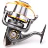 LALADEFIEE Mulinello da Pesca Style 5000 Argento 5.1 1, Corpo Ultra-sottile | Nailon e Metallo, Ingranaggio Ispessito e Struttura Tecnica ad Alta Resistenza, Resistenza a Pressione e Usura