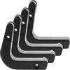 Tofficu Supporto da Parete in PC 4 Pezzi Nero per Bilanciere