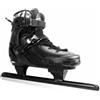 FewNvWa Scarpe da Pattinaggio Sul Ghiaccio Uomo Pattini da Ghiaccio Scarpette Sportive Pattini Regolabili Struttura Resistente Adatta a Allenamento Contest, Nero, 38-41