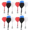 Totority Freccette Magnetiche 12 Pezzi in Plastica e Metallo Punta Arrotondata Superficie Liscia Gioco Sicuro e Confortevole per Feste e Bar