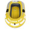 Generic Kayak Gonfiabile in PVC per Pesca e Drifting Giallo Air Boat Leggero per 1 150 X 100 Cm
