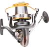 KJHBV Mulinello da Pesca Nylon Metallo Argento 5.1 Style 5000 1 | Struttura Rinforzata, Corpo Sottile, Pulsante Frizione Facile da Usare, Rapporto Super Alto
