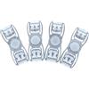 OSOLADY Clip per Occhialini Nuoto 4pezzi Plastico 10-13mm Ricambio | Vacanze Estive, Laccio Occhialini Nuoto per Nuotatori, Swim Goggles Connector e Goggles Clasps