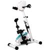 YldessmEU Attrezzo for esercizi a pedale elettrico, cyclette fissa, attrezzo fitness for interni for braccia e gambe regolabili in altezza, macchina for bicicletta for allenamento riabilitativo