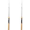 Clockjuan LCE - Canne da pesca invernali, canne da pesca sul ghiaccio, attrezzatura da pesca, canne da pesca con canne rigide, senza mulinello, utili e pratiche, 75 cm, 2 pezzi