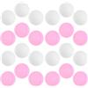 SAFIGLE 100 Pezzi Palline da Ping Pong Mat Colorate 40mm Senza Cuciture in Pp Superficie Antiscivolo Leggere per Giochi in Piscina e Laboratori Artistici