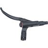 NHABXGDS Biciclette Tamburo Freno Posteriore Freno a Tambur Parti di riparazione della maniglia della leva del freno a disco idraulico dell'olio minerale per bici MTB nero rosso per 2 4 pistoni(BlackLeft)