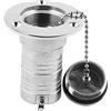 Yechiry Accessori per Tappo Serbatoio Acqua per Riempimento Ponte Barca in Acciaio Inossidabile da 1,5 Pollici per Yacht Uso Marino Design Robusto e Affidabile