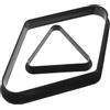 Totority 2 Pezzi Triangolo Le a di Nera in Plastica Biliardo e Forma Rombo Superficie Antiscivolo Mantenere Ferme Palle Partite Frequenti e Insegnamento