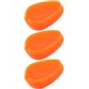 DIYEAH Stampo per Feeder da Pesca in Silicone Arancia, 3 Pezzi