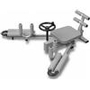 LOVIVER Flexibility Spaccata Allenatore Macchina Stretching Attrezzo Allungamento Dispositivo Estensione Gambe con Apertura Progressiva 0-240° Comfort Stabile, Grigio Cielo