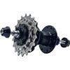 Generic Mozzo per Bicicletta Posteriore 3 Velocità Mozzo con Pacco Pignoni Mozzo con 4 Cuscinetti Sigillati Mozzo per Bici Pieghevole Corpo in Lega di, Nero, 85mm-20 Fori-Fori Opposti
