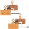 PMAGSYQ 2 Paia di pastiglie Freno idrauliche per Bicicletta Adatte per Shimano XTR M9000 M988 M985 XT 8000 M8000 M785 SLX M7000 Ciclismo(2 Pairs Polymetal)
