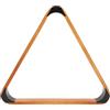 Xiuganpo Cremagliera per Palline da Biliardo Triangolo in Legno di Pino Testa Nera 57,2 Mm Portatile per Sala Giochi Domestica Cremagliera per Palline da Biliardo Inglese Americano