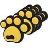 NULYLU Adesivo Antiscivolo Snowboard 4 Pezzi Giallo in Silicone