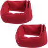 ARTIBETTER 2 Pezzi Pesi Regolabili per Caviglie Sacchetto di Sabbia Rosso, Resistenti in Neoprene, Portatili per Allenamento Fitness All'aperto e Corsa