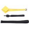 Wswqop Paracadute da Allenamento Nuoto Cintura di Resistenza Acquatico Cavo di Trascinamento Regolabile con Fibbia Girevole E Sacca a Rete Adatto per Piscina, Giallo, 20CM