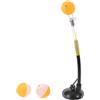 Luxshiny Allenatore di Ping Pong con Base a Ventosa, Trainer da Tavolo in PVC e Lega di Alluminio, Nero, per Allenamento Individuale, Principianti e Adulti, Giochi in Famiglia e Viaggio