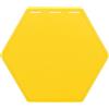 YueShengYCHUANG Tappetino Esagonale da Equilibrio Pedana Agilità Coordinazione Movimento Controllato Antiscivolo Adatto per Workout Indoor Outdoor Calcio Basket, Yellow