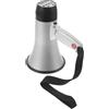 IMUSINICE Megafono da Tifo Portatile 25w in ABS Argento per Cheer | Frequenza 2000 Hz, Tensione Nominale ≤dc 36v, 4 Batterie C Non Incluse