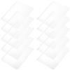 PHENOFICE Protezione in PVC 100 Pezzi per Numero Gara Trasparente