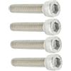 NULYLU Vite Acciaio Inox 4 Pezzi M6x30mm Copri Serie Sterzo Bici