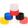 NESTINGHO Cerchio Grip per Racchetta Tennis in Silicone 7 Pezzi | Squash e Attrezzatura Sportiva, Flessibile e Compatto, Sensibilità della Racchetta