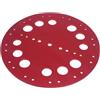 RNXRZANK Piastra Subacquea Base Immersione Disco Tondo Ancora Forata in Lega di Alluminio con Bordo Liscio Antisfregamento per Integrazione su Immersione, Rosso
