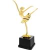 MOBUTOFU Premio Danza Classica Ballerina Oro in Plastica Superficie Liscia e Durata Stabile per Competizioni di Ballo e Giochi Ricreativi
