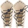 LALADEFIEE Protezione Braccio per Tiro Arco in Cuoio 1 Paio Beige