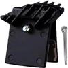 KUAWDON Misura per Zero 10X 11X Misura per Avid BD1 BD3 BD5 E1 E3 E5 Misura per Kugoo G1 Parti Pastiglie Freno per Bicicletta per Scooter(1 Pair)