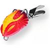 Marchfunny Lifelike Frog Lure 3,8 centimetri PVC galleggiante doppio gancio (E)
