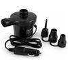 Generico Pompa Elettrica 12V Auto per Gonfiabili, Compressore Aria Portatile con 3 Ugelli, Gonfiatore Veloce per Piscine Materassini Barca Campeggio, Compatta e Leggera, Presa Accendisigari