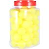 NULYLU Palline da Ping Pong 40mm Senza Saldatura, 60 Pezzi | Pp, Perfettamente Tonde e Bilanciate, per Esterno e Sport in Casa, Facili da Portare