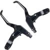 KUAWDON Manopole Freno per Bicicletta in Lega di Alluminio FR5 per Leve Freno Colorate per Bici da Strada MTB(Black)