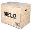 SF SUPRFIT Suprfit Baltrun Box per salti l Box per pliometria l Jump Box per Allenamento pliometrico e Forza esplosiva l Materiale: Legno Compensato l Altezze di Salto: 50, 60 o 75 cm l Colori: Marrone