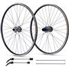 Chensyo COPPIA RUOTE MTB 27,5 Pollice Cerchi in Lega di Alluminio 32 Raggi Freno a Disco 6 Fori, Blocco Rapido, Ruota Anteriore e Posteriore Per Bici Tutto Terreno, Compatibile Cassette 7-12 Velocità