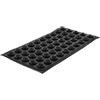 RUNROTOO Adesivo Antiscivolo per Snowboard Nero, 1 Foglio in PVC | 50 Pezzi Inclusi, Uso Outdoor per Singolo Appoggio, Stile Fashion e Cute