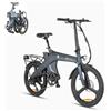 Zylvro T1 Bici Elettrica Pieghevole, 20" Bicicletta Elettrica con 36V 10Ah Batteria, 7 Velocità, Sensore di Coppia, fino a 80 km, per Gli Spostamenti Quotidiani