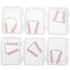LIFKICH Nasello per Piscina in Silicone Beige, Confezione da 6 Pezzi | Allenamento e Nuoto, Vestibilità Comoda, Design, Accessorio Leggero per Uso in Vasca