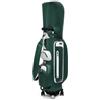 Baoblaze Borsa da Golf Donna Carrello Ruote Multidirezionali Putter Sacca Spalla Impermeabile Pelle Microfibra Tasche Esterne Tasca Laterale Accessori, Verde