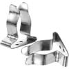 HEANUJJ Clip Fisso per Pagaia da Canoa 2 Pezzi in Acciaio Inox