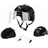 cuguoe Set casco protettivo FAST con copertura mimetica trasparente for visiera