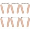 IMUSINICE Nasello da Nuoto in Silicone Beige, Confezione da 6 Pezzi | Allenamento e Nuoto, Protezione Sott'acqua, Accessori Piscina, Stabile Sul Naso