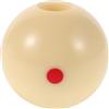 JEWEDECO Palla da Biliardo in Resina con Foro Passante da Allenamento 17mm | Tavolo da Pool, Pratica -ball e Training del Biliardo, Design Leggero e Portatile