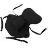 GETAJGHSD Schienale per Kayak Portatile, Cuscino Ergonomico Nero | Tessuto Oxford, Uso Outdoor, Supporto Confortevole, Accessorio per Canoa