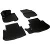 J&J AUTOMOTIVE Tappetini Auto in Gomma su Misura per Citroen C3 Picasso 2008-2017, Set da 4 Pezzi, 3D - con Bordo Alto, Antiscivolo, Inodore, Colore Nero, TPE