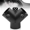 GAOUTO Accessori per riscaldamento diesel, 75 mm, per riscaldamento diesel, tipo Y, accessorio per riscaldamento diesel con 2 valvole regolabili, tubo per riscaldamento auto, per scaldabagno a tre vie